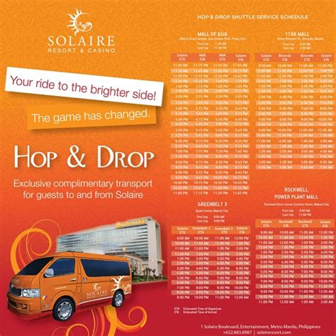 solaire free shuttle|Free Shuttle Services from Solaire Resort and Casino.